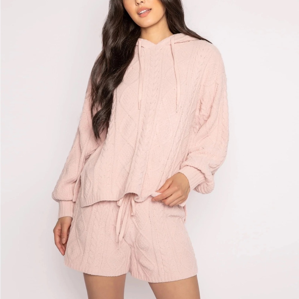 PJ Salvage cozy lounge short set. Light pink - top and bottom size small.